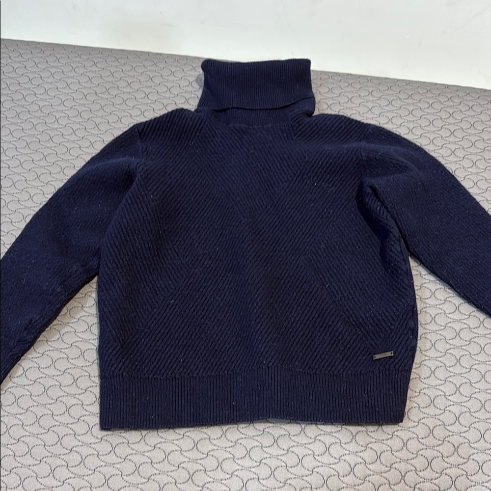 Hugo Boss Kids Navy Blue Puffer Jacket